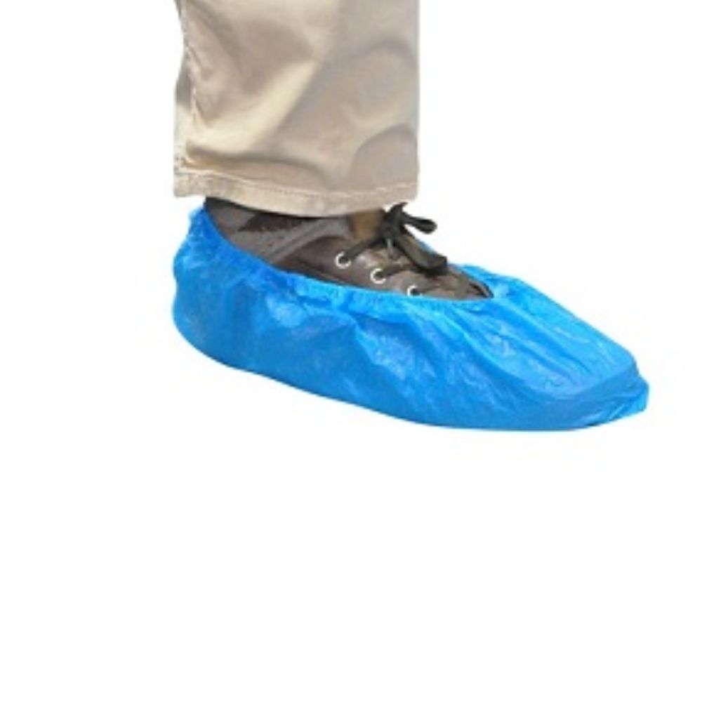 Couvre-chaussures en PE couvre-chaussures médical jetable pour