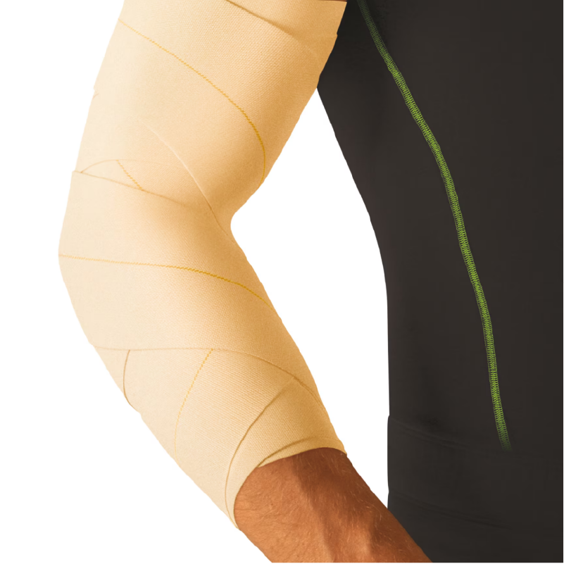 Tensoplast application sur le coude