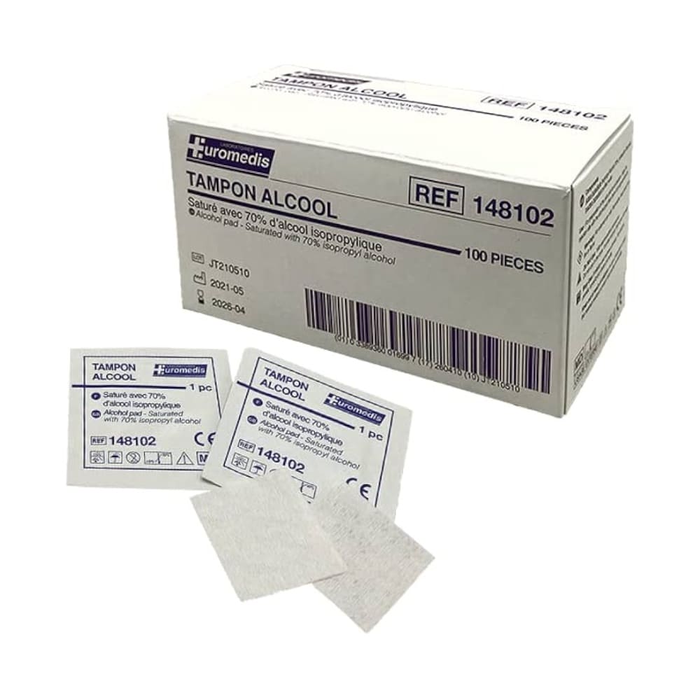 TAMPON ALCOOL 100 EUROMEDIS