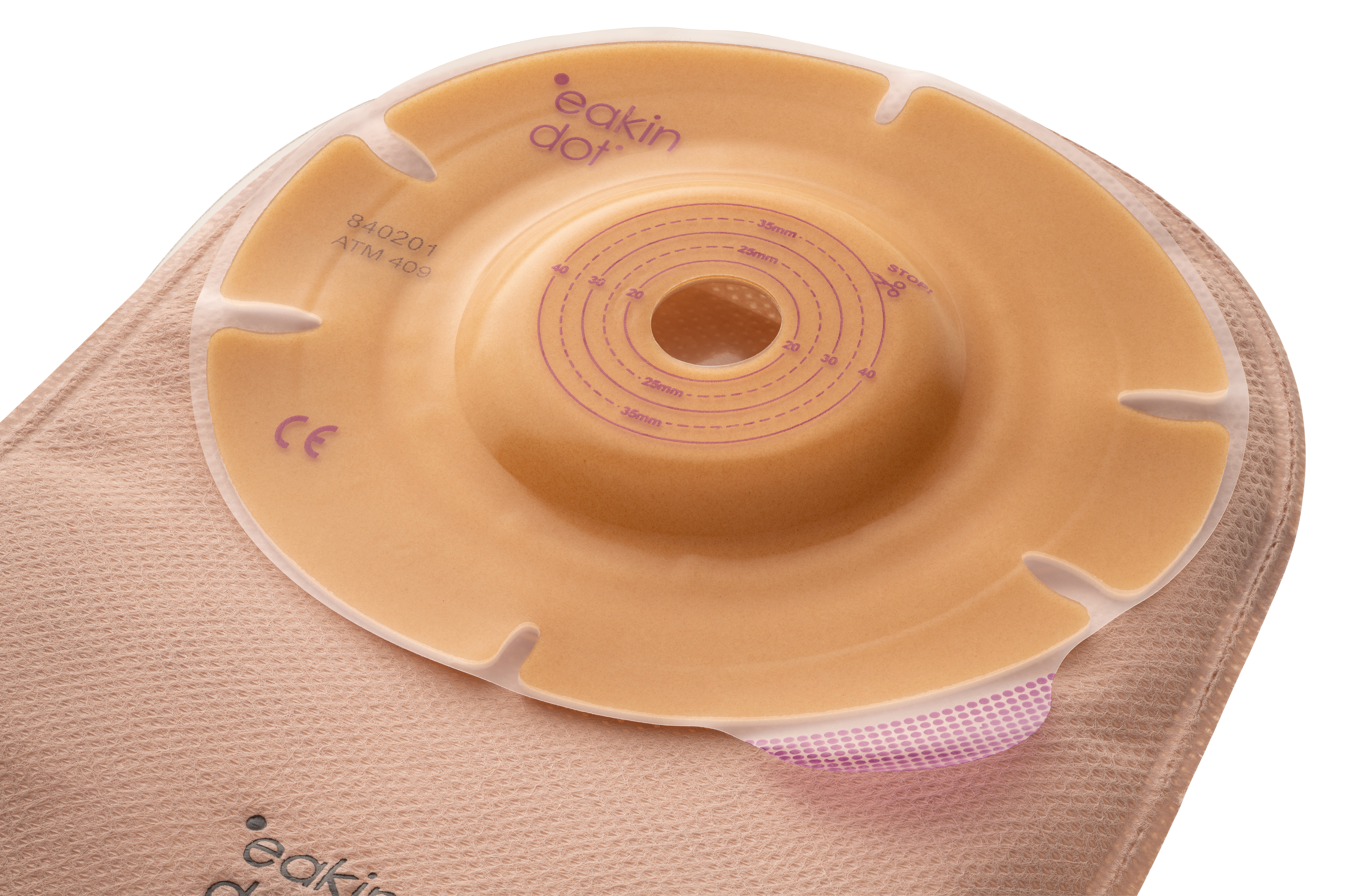 Poche eakin dot 1 pièce vidable support convexe