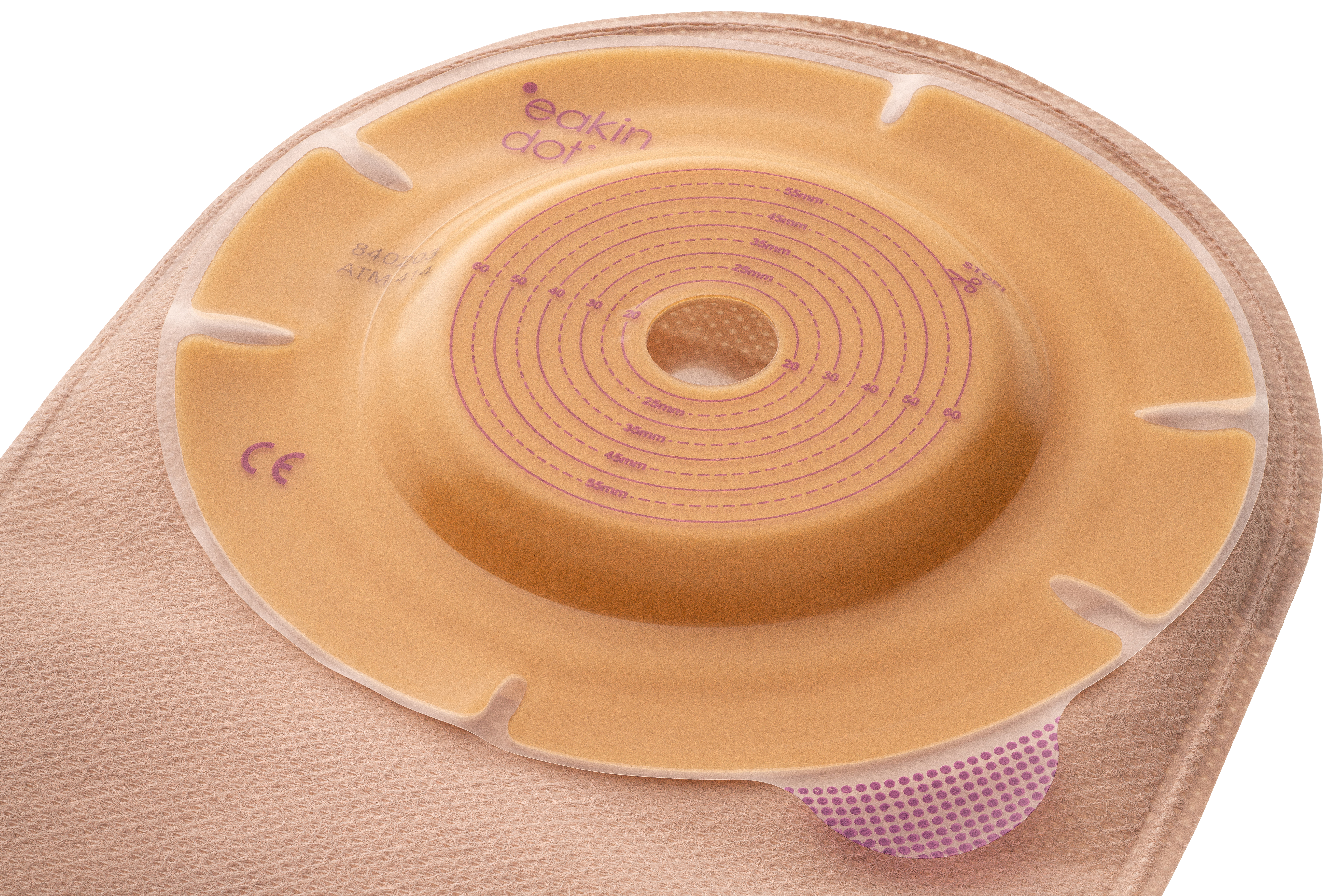 Poche eakin dot 1 pièce vidable support convexe