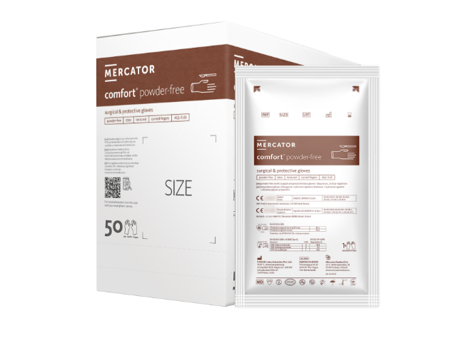 Gants stériles Comfort powder-free EO en latex (non poudrés) - Mercator – Image 3
