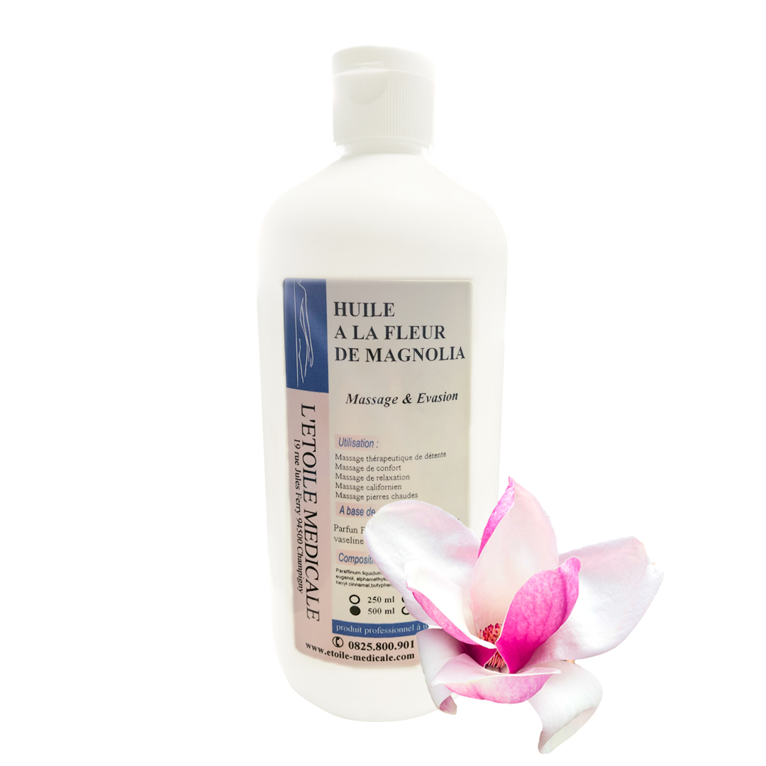 Huile de massage à la fleur de magnolia