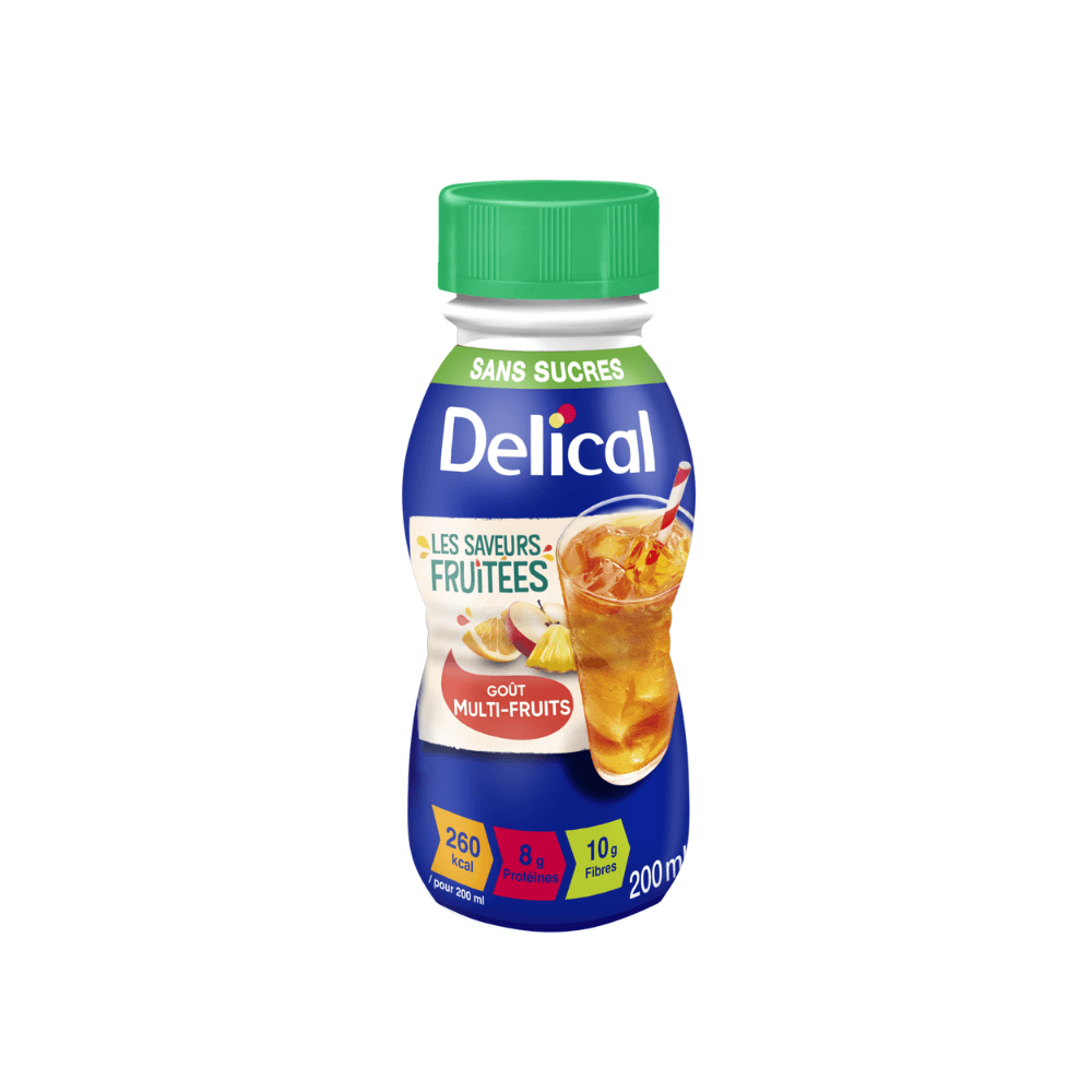 Boisson fruitée délical sans sucres multi-fruits