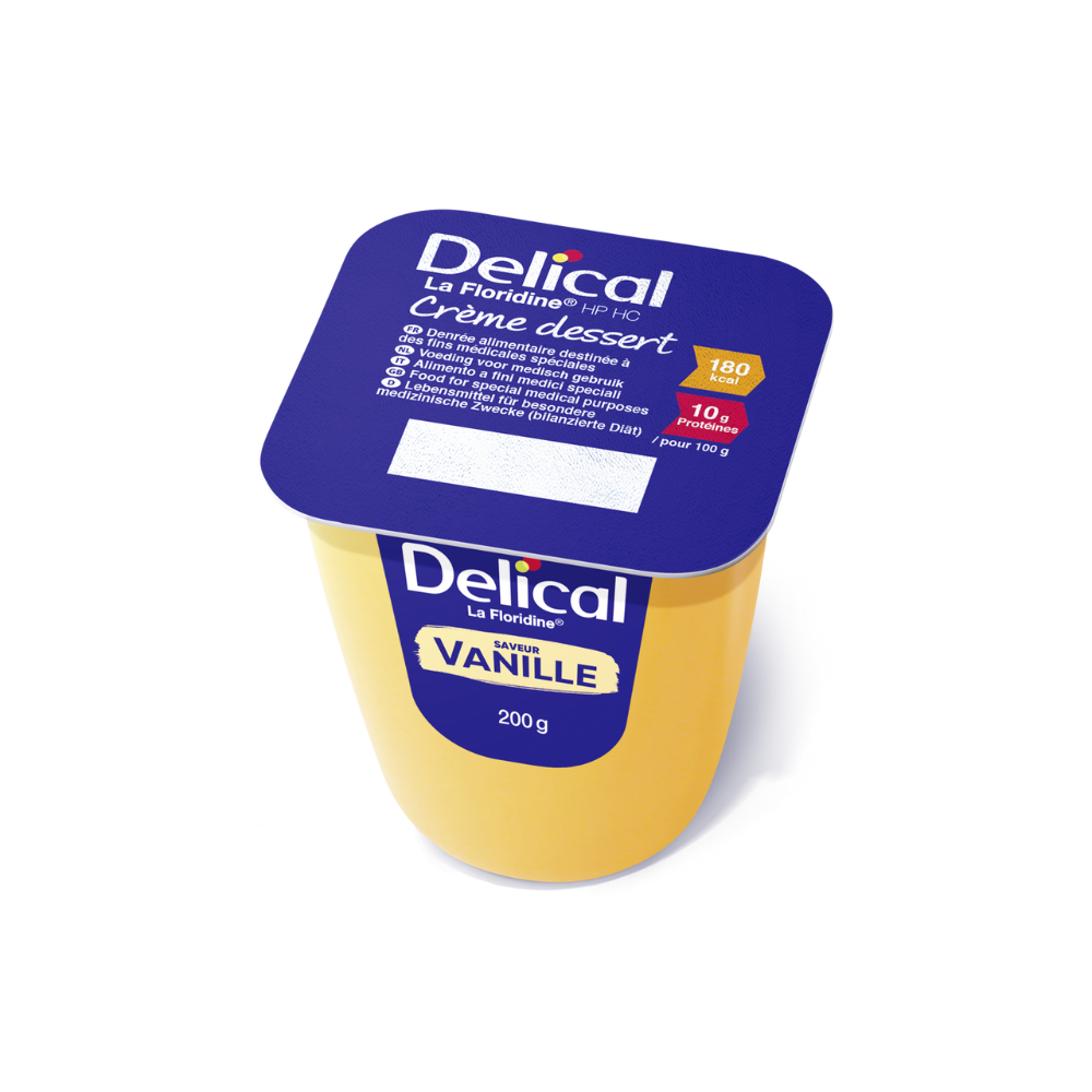 Crème dessert La Floridine Delical saveur vanille