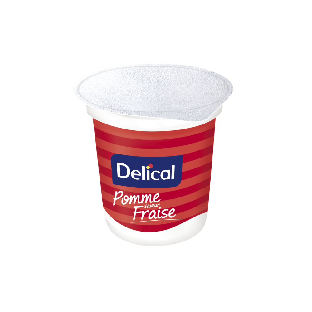 Dessert fruité Nutra'Pote Délical saveur Pomme fraise