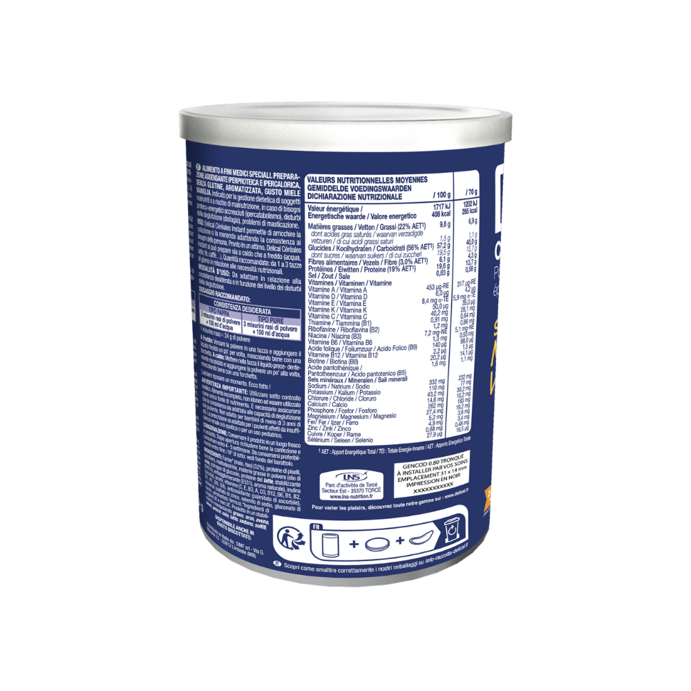 Boite Céréales Instant Délical saveur miel-Vanille