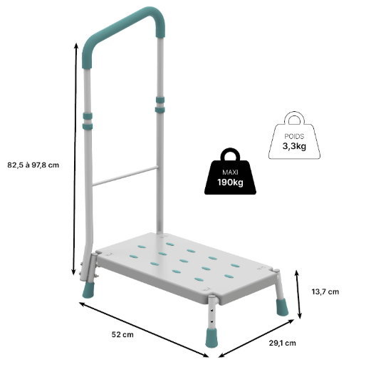 Marchepied sécurité PRIMA (817318)-IDENTITES - Image 2